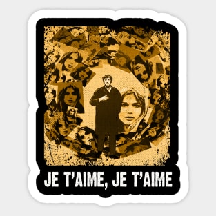 Claude's Time Travel Journey Movie Enthusiast Tee Sticker